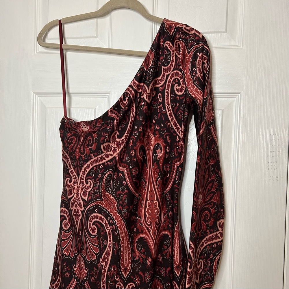 Etro Paisley Print One Shoulder Dress - Picture 13 of 16